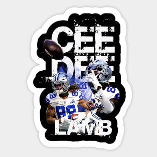 ceedee-lamb-football Sticker